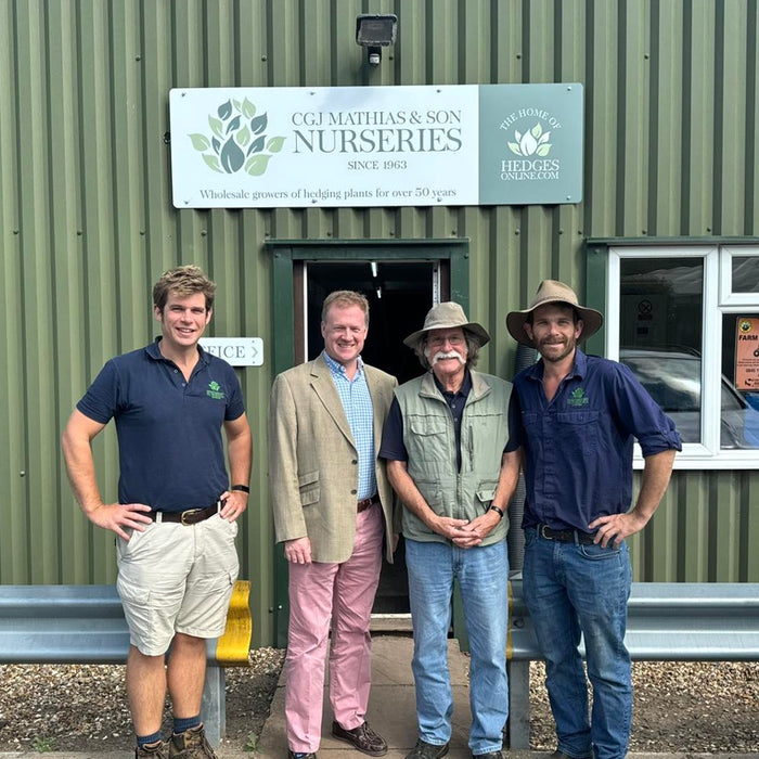 Greg Stafford MP Visits CGJ Mathias & Son Nurseries