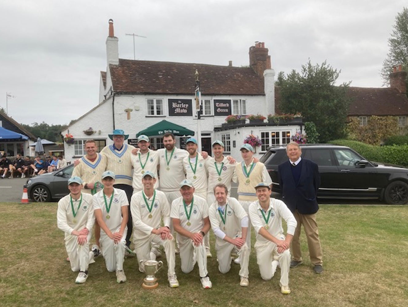 tilford cricket club sponsored by mathias nurseries